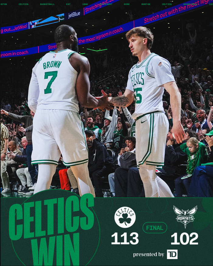 kaiyun体育-单赛季2000分创队史纪录！布朗35+9被挺MVP 塔图姆复出助他剑指一阵|绿凯|波士顿凯尔特人队|杰森-塔图姆|NBA常规赛|夏洛特黄蜂队_新浪新闻